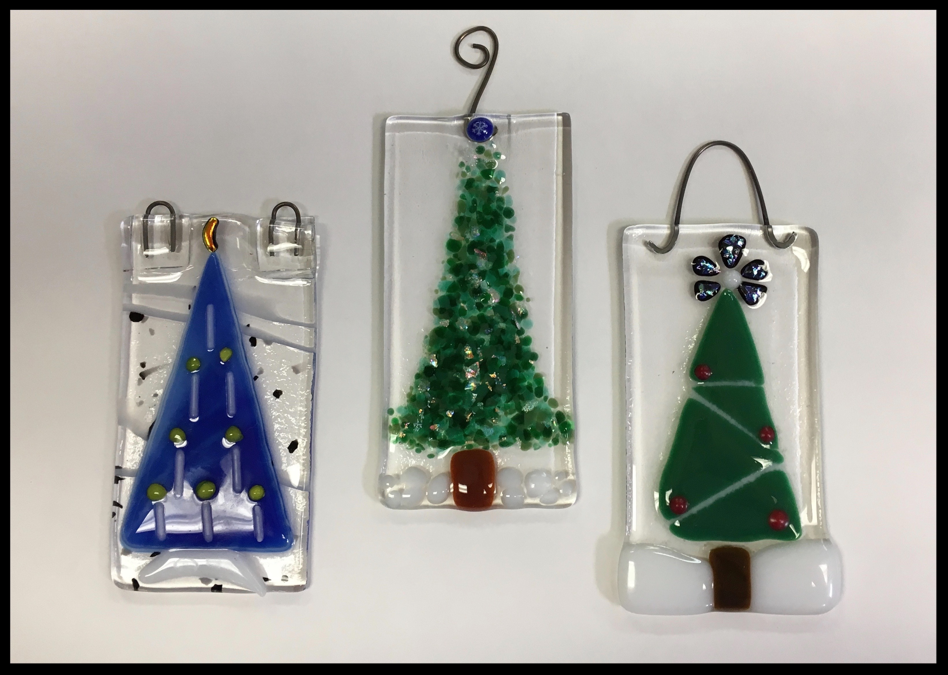 Fusing holiday ornament example