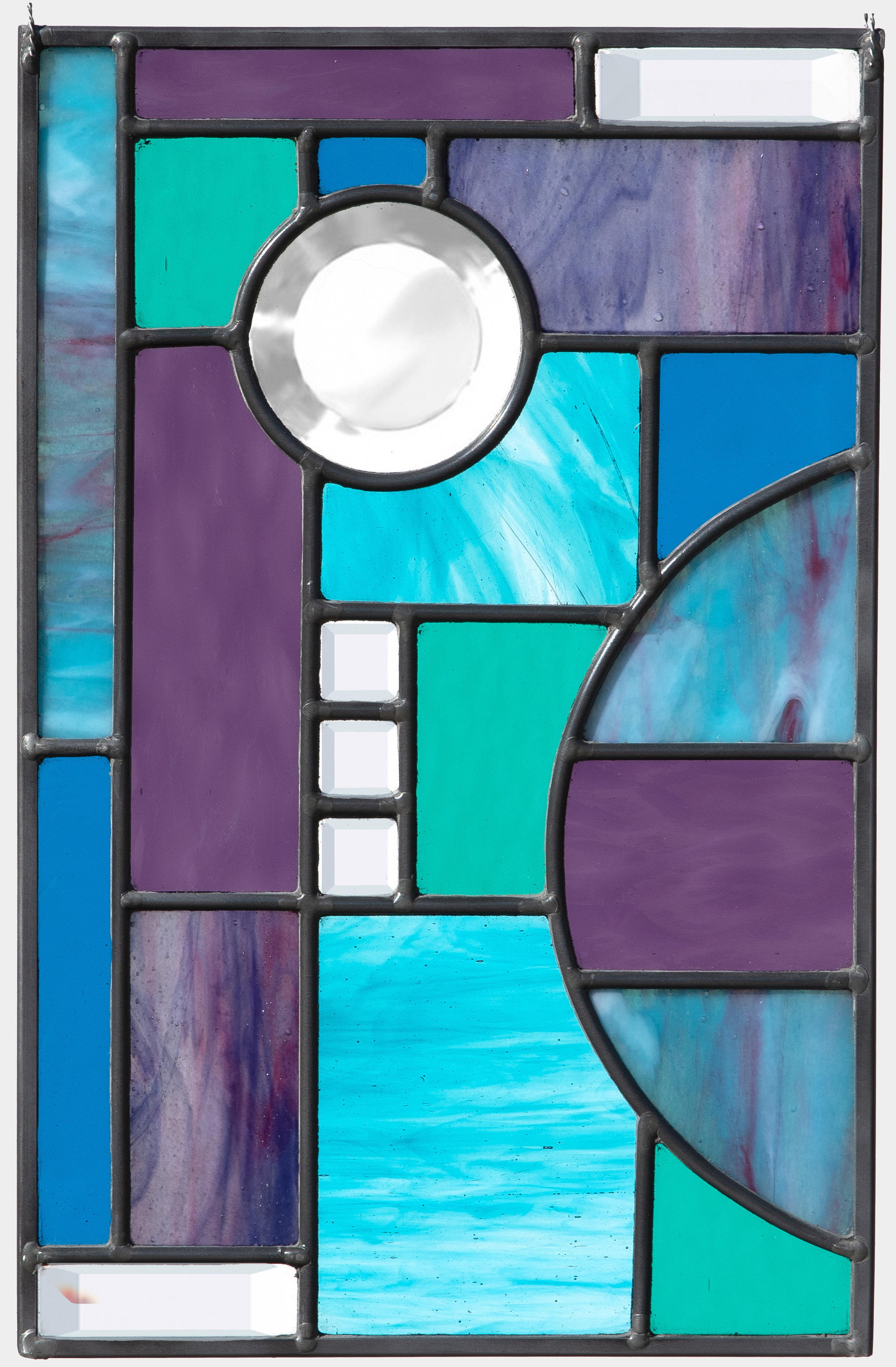 beginner lead stained glass example
