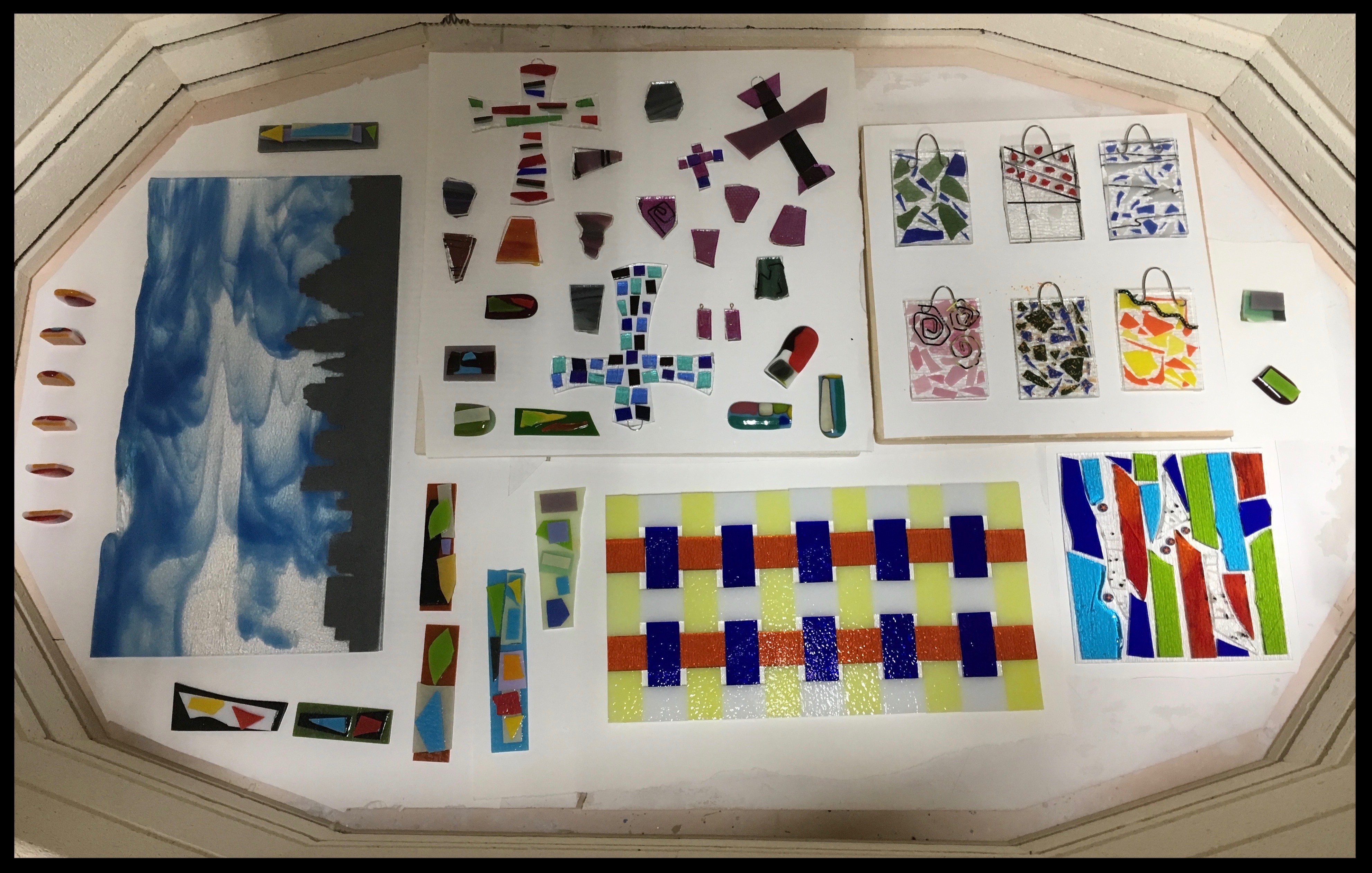 Fusing open studio example