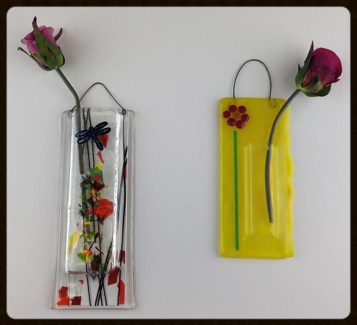 Fusing wall vase example