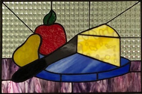 beginner copper foil stained glass example